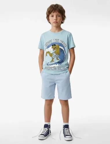 Resim Koton Erkek Çocuk T-shirt 6SKB10055TK