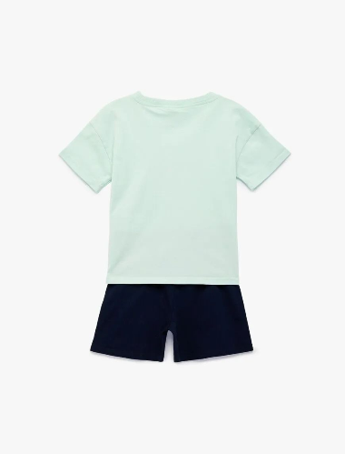 Resim Koton Erkek Bebek Şort Takım 6SMB10084TK