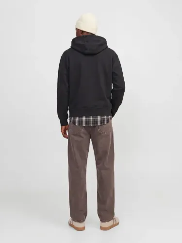 Resim Jack & Jones Jorsalamanco Structure Sweat Zıp Hood Erkek Sweat 12303071
