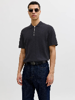 Resim Jack & Jones Jjeemıl Knıt Zıp Polo Ss Sn Erkek Gömlek 12288260