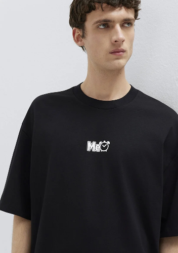 Resim Mavi Erkek T-shirt M0613377-900