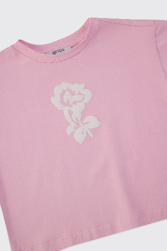 Resim Panço Kız Bebek T-shirt