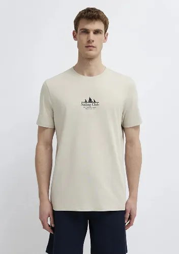 Resim Mavi Erkek T-shirt M0613284-70144