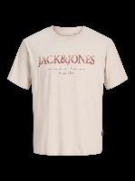Resim Jack & Jones Jjdevın Daytona Prınt Tee Ss Crew Ln Erkek T-Shirt 12290173