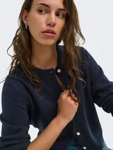 Resim Only Onlsımonı L/S O-Neck Cardıgan Knt Noos Kadın Kazak 15368980