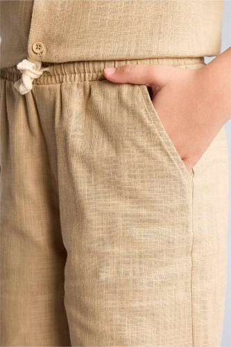 Resim Defacto Erkek Çocuk Kot&Kanvas Şort H3048A8/BG387