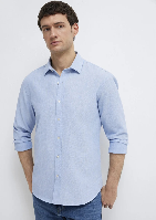 Resim Mavi Erkek Uzun Kol Gömlek M0211656-88654