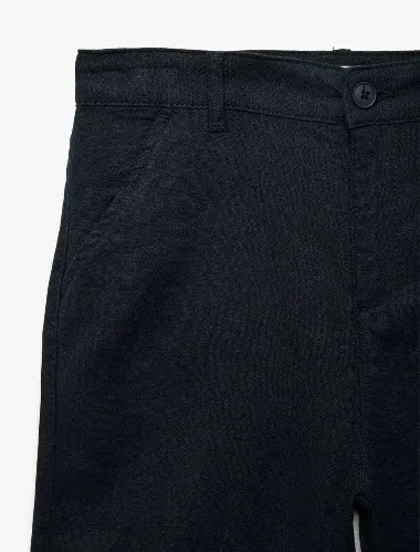 Resim Koton Erkek Çocuk Kot&Kanvas Şort 6SKB40034TW