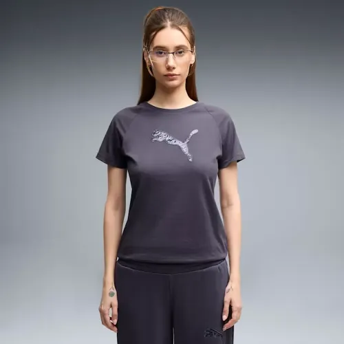 Resim Puma Sequins Tee Kadın T-Shirt 694576-35