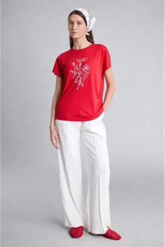 Resim Defacto Kadın T-Shirt E4352Ax/Rd256