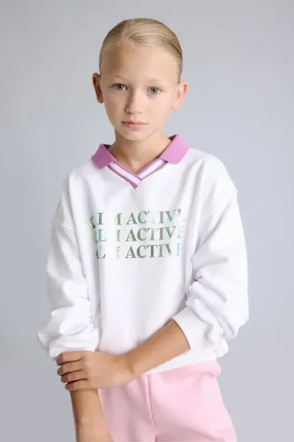 Resim Defacto Kız Çocuk Sweat I3837A8/WT34