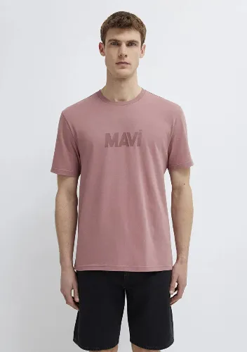 Resim Mavi Erkek T-shirt M0612896-70948
