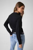 Resim W6BR01Z1244-JBLK Gues Kadın Kazak