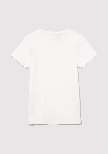 Resim Mavi Basıc Ribana Kız Çocuk T-Shirt M7610260-70057