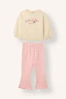 Resim Defacto Kız Bebek Sweat Takım I8945A5/ER109