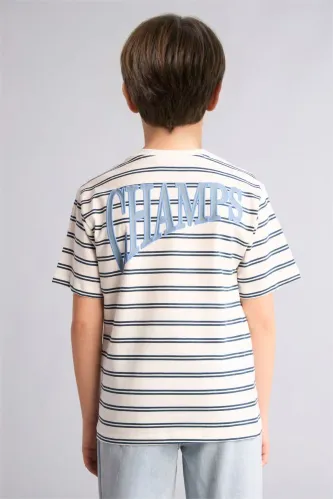 Resim Defacto Erkek Çocuk T-shirt H4718A8/GN141
