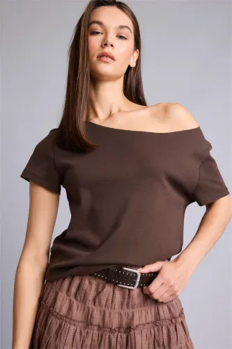 Resim Defacto Kadın T-shirt H8085AX/BN539