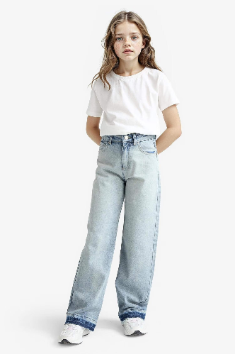 Resim Defacto Kız Çocuk Jean Pantolon F7540A8/NM39