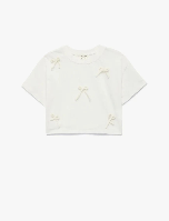 Resim Koton Kız Çocuk T-shirt 6SKG10118AK