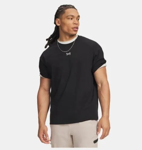 Resim Under Armour Ua M Hwt Metal Logo Ss Erkek T-Shirt 6013618-008