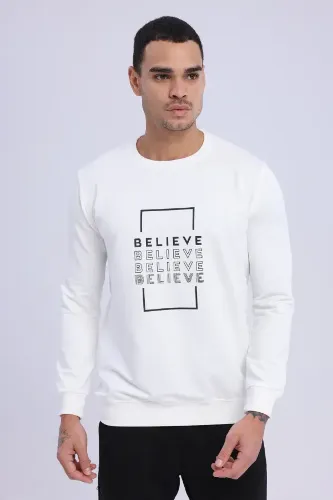 Resim Paul&More O Yaka 2 İp Erkek Sweat 1003 Belıeve