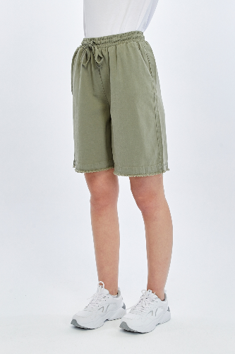 Resim Yenikoza Kadın Kot&Kanvas Şort