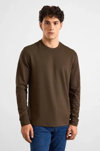 Resim Süvari O Yaka Double Face Erkek Sweat Ssw2013700035