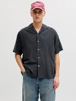 Resim Jack & Jones Jjebreeze Lınen Blend Resort Shırt Ss Sn Erkek Gömlek 12288594