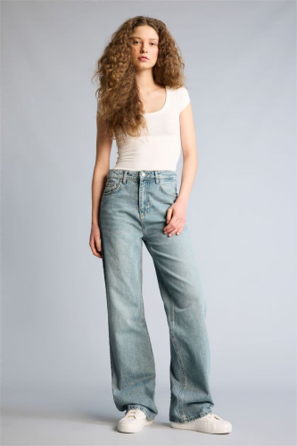 Resim Defacto Kadın Jean Pantolon H0131AX/NM85