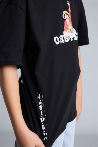 Resim Defacto Erkek Çocuk T-shirt G8912A8/BK81