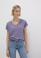 Resim Mavi Basıc V Yaka Kadın T-Shirt M167714-70608