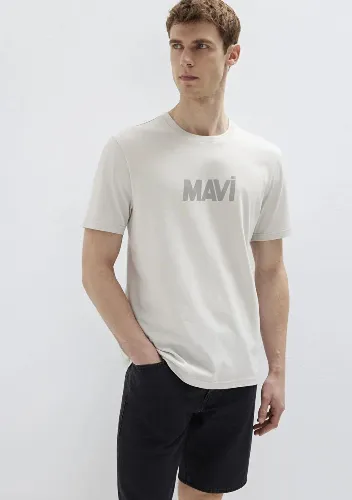Resim Mavi Erkek T-shirt M0612896-70080