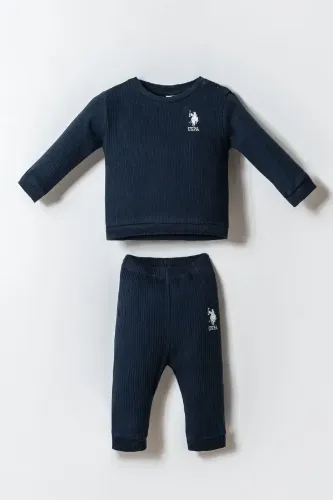 Resim U.S. Polo Assn Bebek Erkek Bebek Sweat Takım USB2610