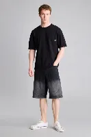 Resim Defacto Erkek T-shirt H6264AX/BK81