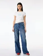 Resim Koton Kadın T-shirt 6SAL10552IK