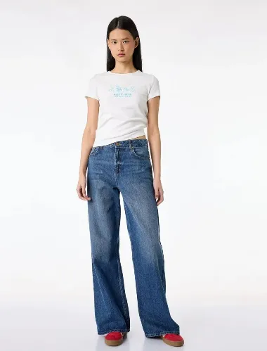 Resim Koton Kadın T-shirt 6SAL10552IK