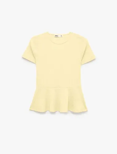 Resim Koton Kadın T-shirt 6SAK50383EK