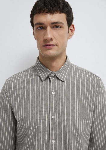 Resim Mavi Erkek Uzun Kol Gömlek M0211404-91582