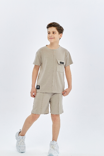 Resim Yenikoza Erkek Çocuk Şort Takım