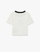 Resim Koton Kız Çocuk T-shirt 6SKG10111AK