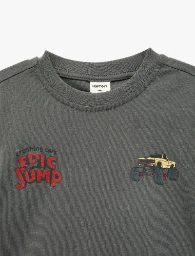 Resim Koton Erkek Bebek T-shirt 6SMB10188TK