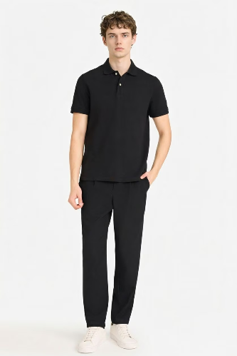 Resim Defacto Erkek T-shirt E9504AX/BK81