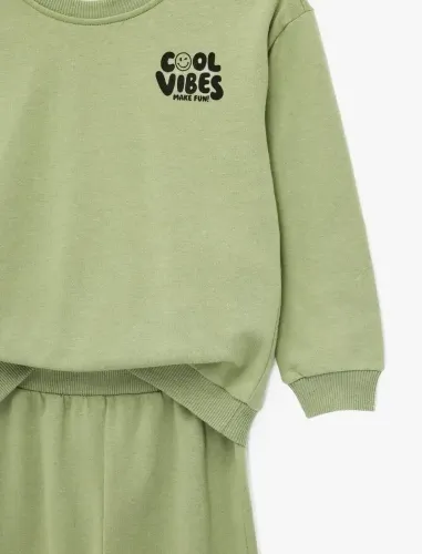 Resim Koton Erkek Bebek Sweat Takım 7WMB10002TK