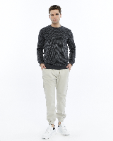 Resim Paul&More Erkek Sweat Essentıals Baskı Ottoban