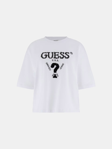 Resim Guess Athleisure  Kadın  T-shirt V4YI06I3Z14-G011 Aurelıe Boxy Tee