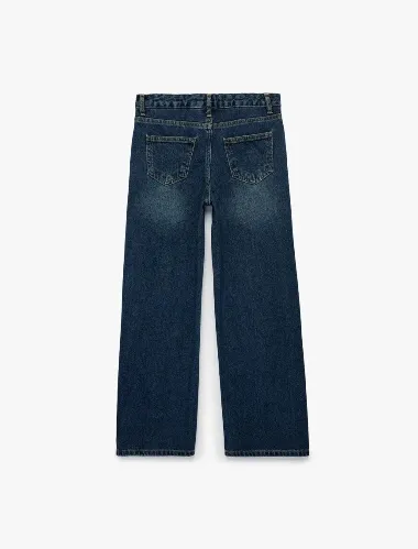 Resim Koton Kız Çocuk Jean Pantolon 7WKG40005AD