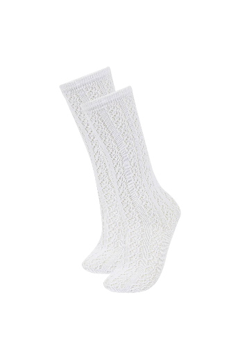 Resim Defacto Kız Çocuk Çorap X1903A6/WT1