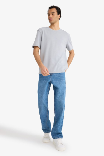 Resim Defacto Erkek T-shirt F8093AX/GR130