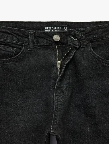 Resim Koton Erkek Jean Pantolon 7WAM40086ND