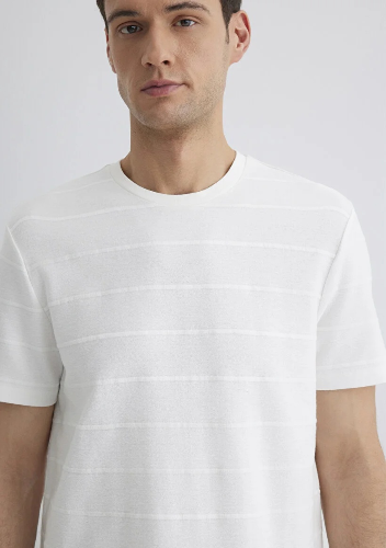 Resim Mavi Regular Erkek  T-shirt M0611409-70057